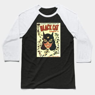 Black Cat Baseball T-Shirt